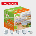 New 6pcs glass storage set with gift box